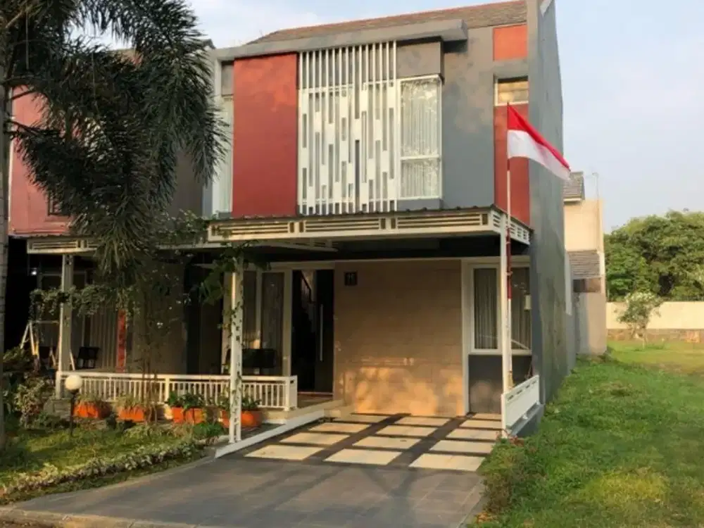 TURUN HARGA RUMAH DEPAN DANAU RAPI FULLFURNISHED CITRAGRAN CIBUBUR