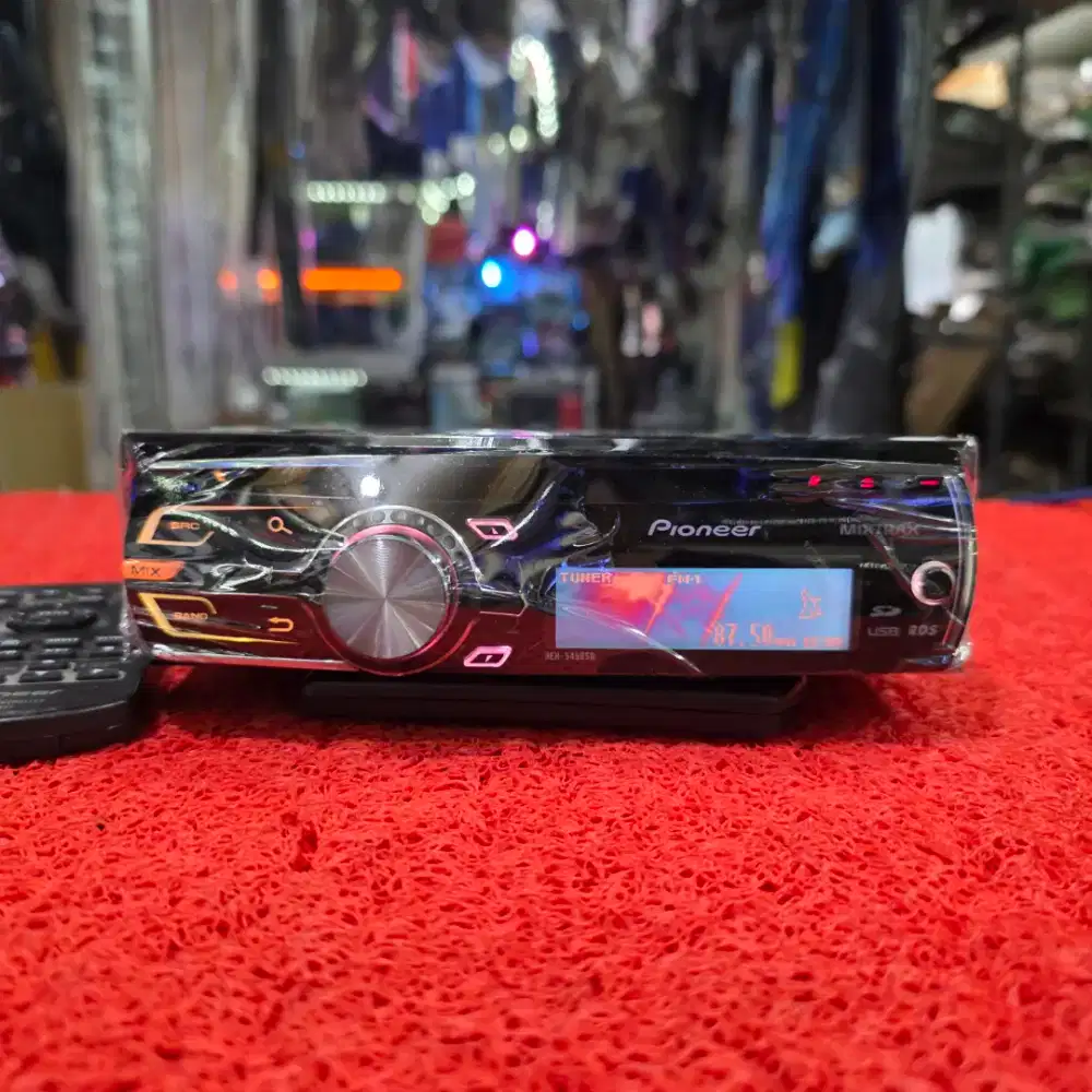 Head Unit Single Din Pioneer DEH-5450SD USB sudah dipasang Bluetooth
