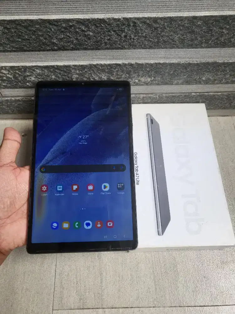 Samsung Tab a7 lite 3/32 fullset resmi