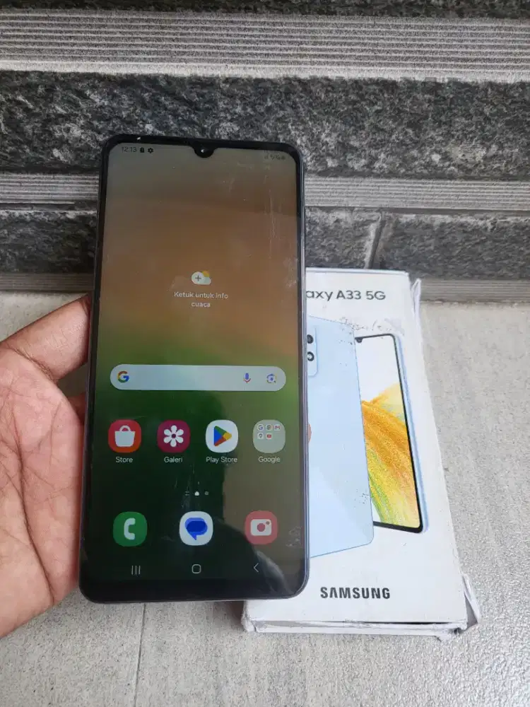 Samsung a33 5G ram 8/128 resmi fullset