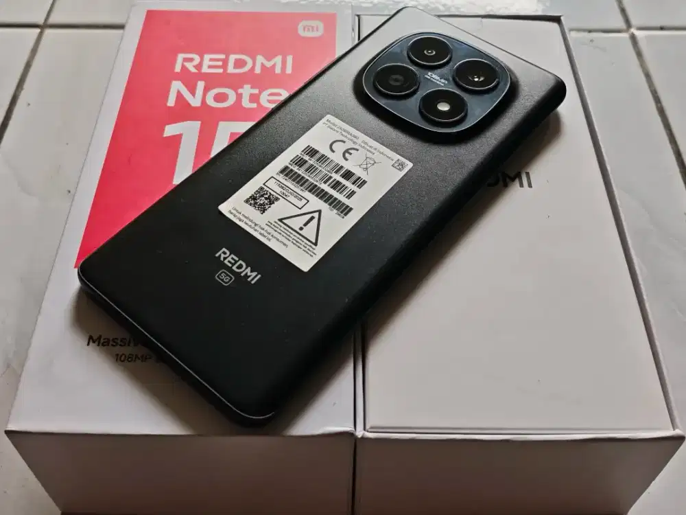 Xiaomi Redmi Note 15 5G 8/256 GB Black MULUS 99%