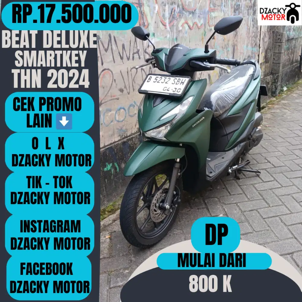BEAT DELUXE SMARTKEY THN 2024 SECOND LIKE NEW