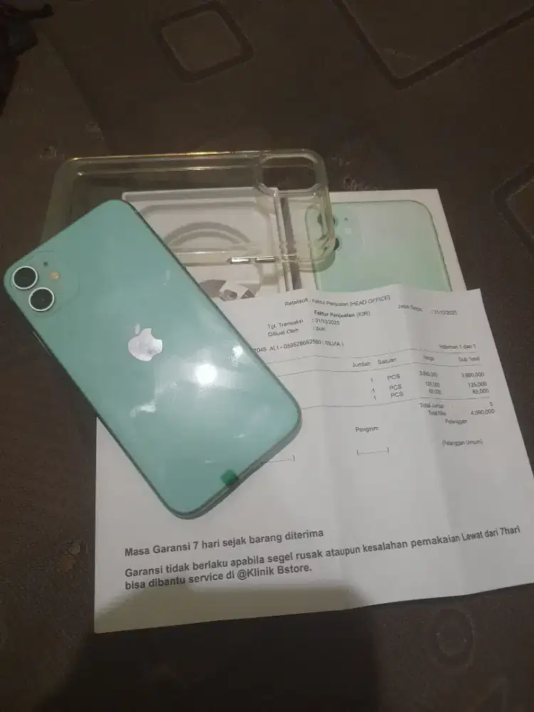Iphone 11 64gb ex inter all operator sudah becuk