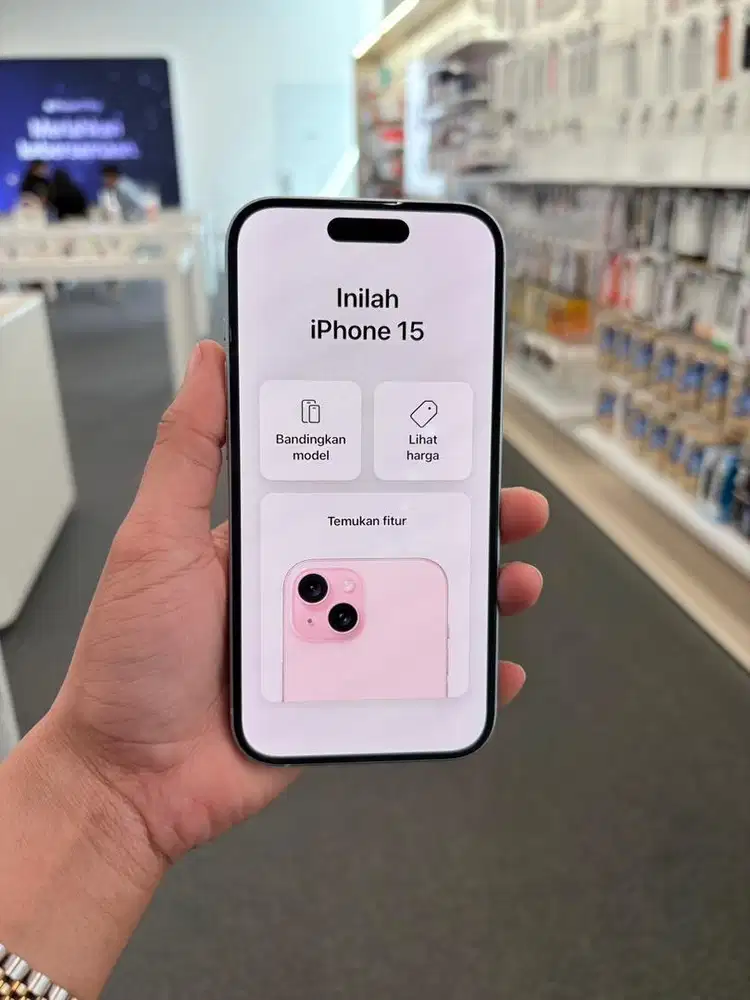 Ready stock iphone 15 basic 128gb bergaransi resmi  bersegel