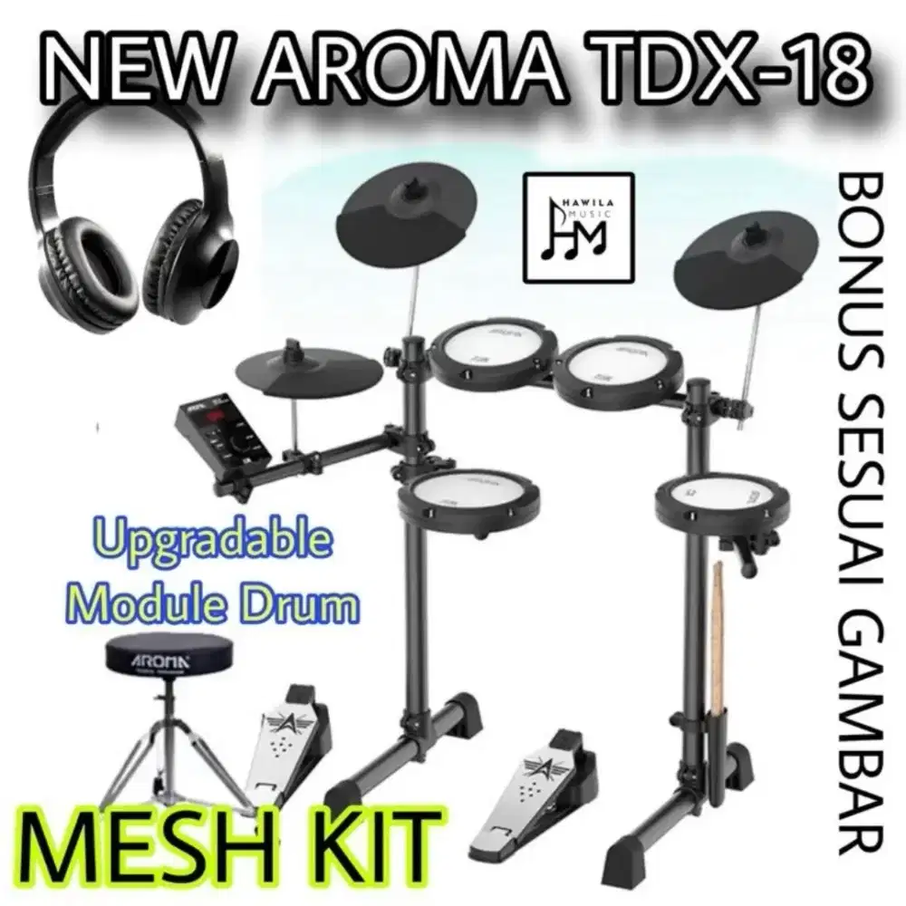 NEW 2026 Drum Elektrik Electric Drum Aroma.