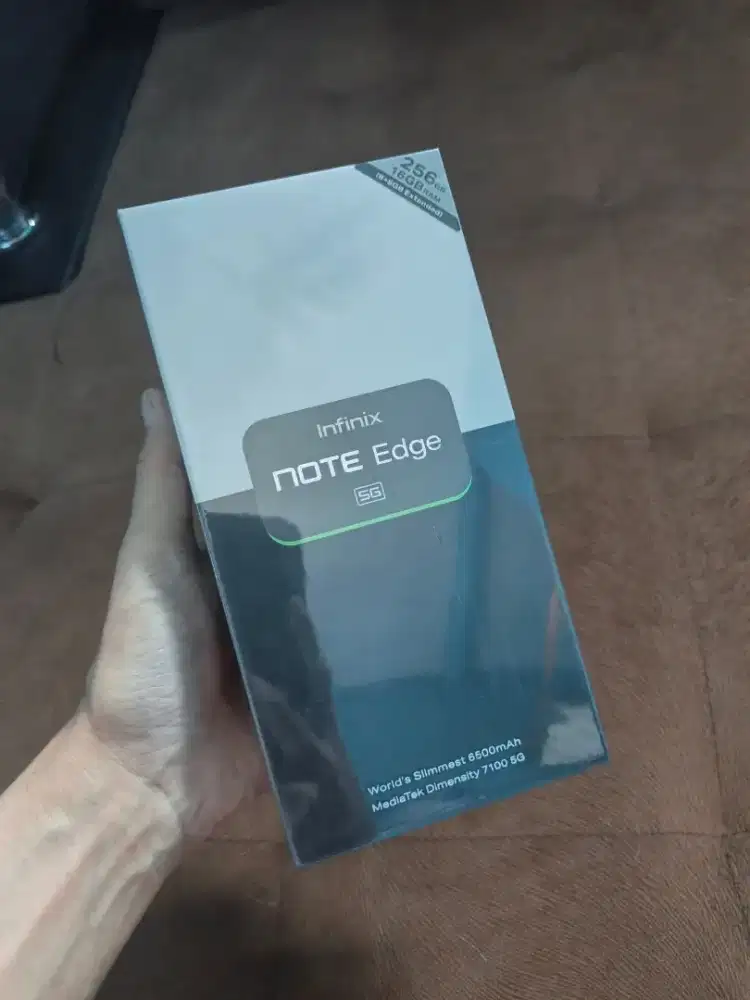 Infinix note edge 5g 8/256gb baru warna hijau