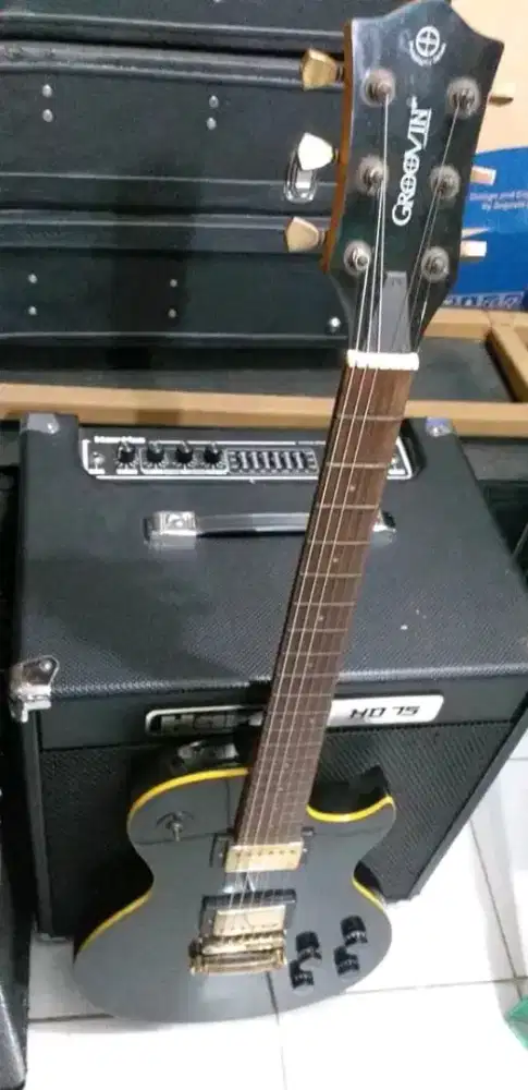 Gitar GROOVIN Lespaul black beauty