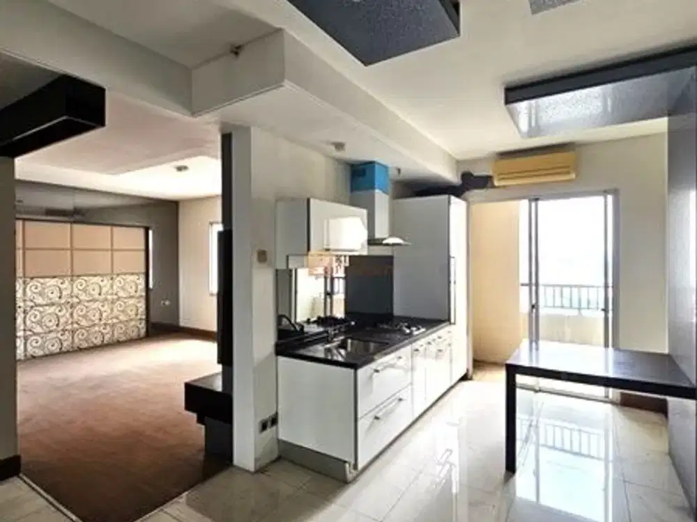 Strategis! dekat akses toll Disewakan 2br jadi 1br Luas semi furnished interior bersih terawat Apartemen Mediterania Marina Ancol Residence