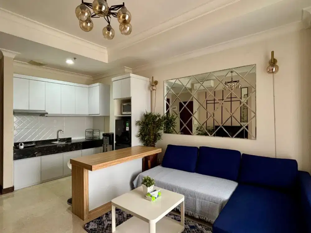 Apartemen Permata Hijau Dekat Binus, 2 BR, Full Furnished, Rp. 13 jt/ bln, Juara Fasilitasnya.