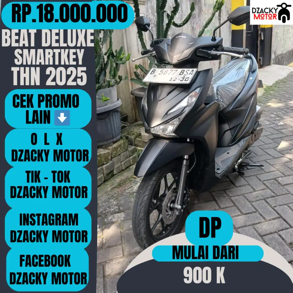 BEAT DELUXE SMARTKEY THN 2025 SECOND LIKE NEW