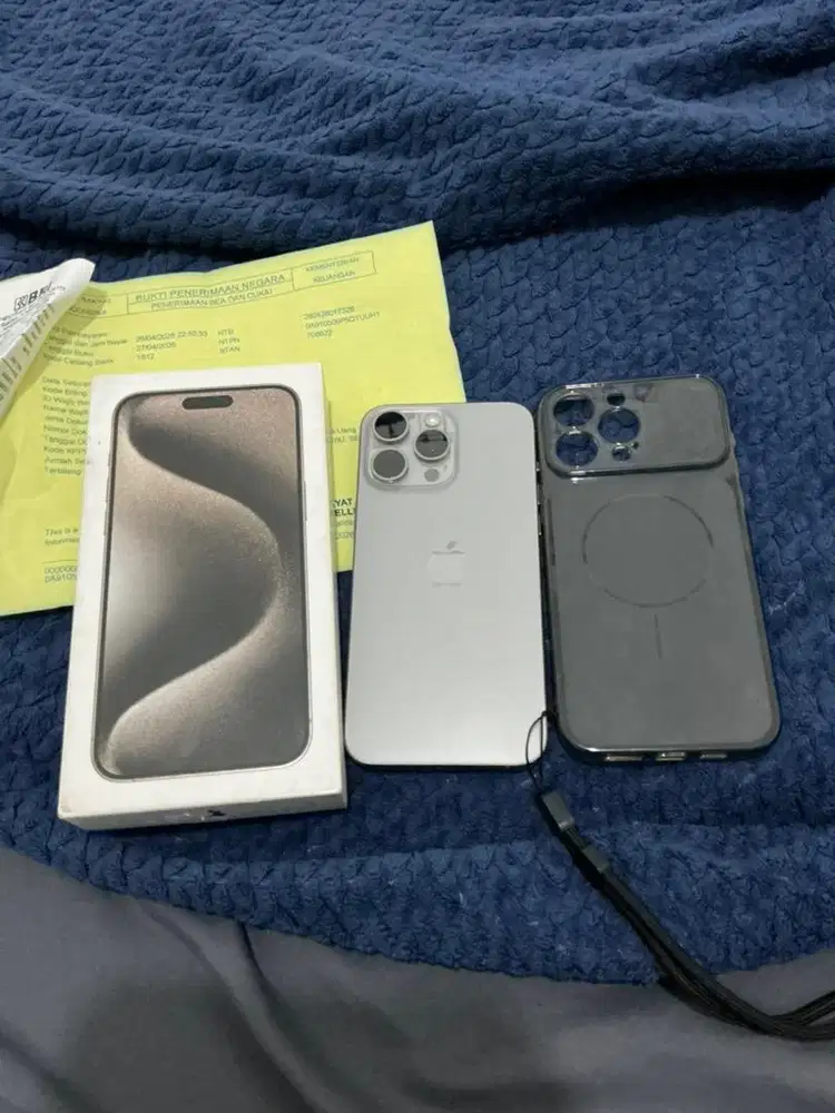 Iphone 15 Promax 256gb ex SG resmi beacukai