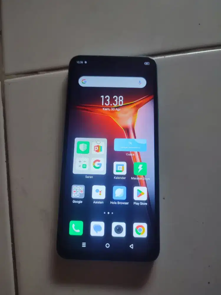 Dijial infinix Hot 30i, ram 8+8/128, versi android 12, batangan