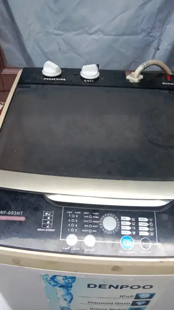 mesin cuci 1 tabung merk Denpoo