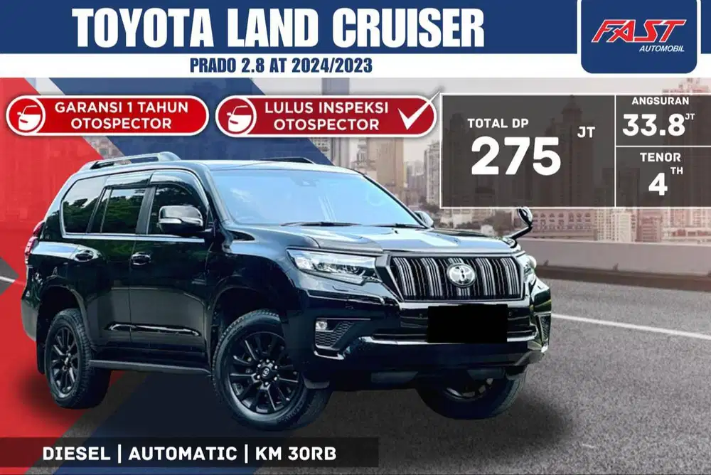 TOYOTA LAND CRUISER PRADO DIESEL 2.8 2024 / 2023 RARE ITEM LOW KM.30RB