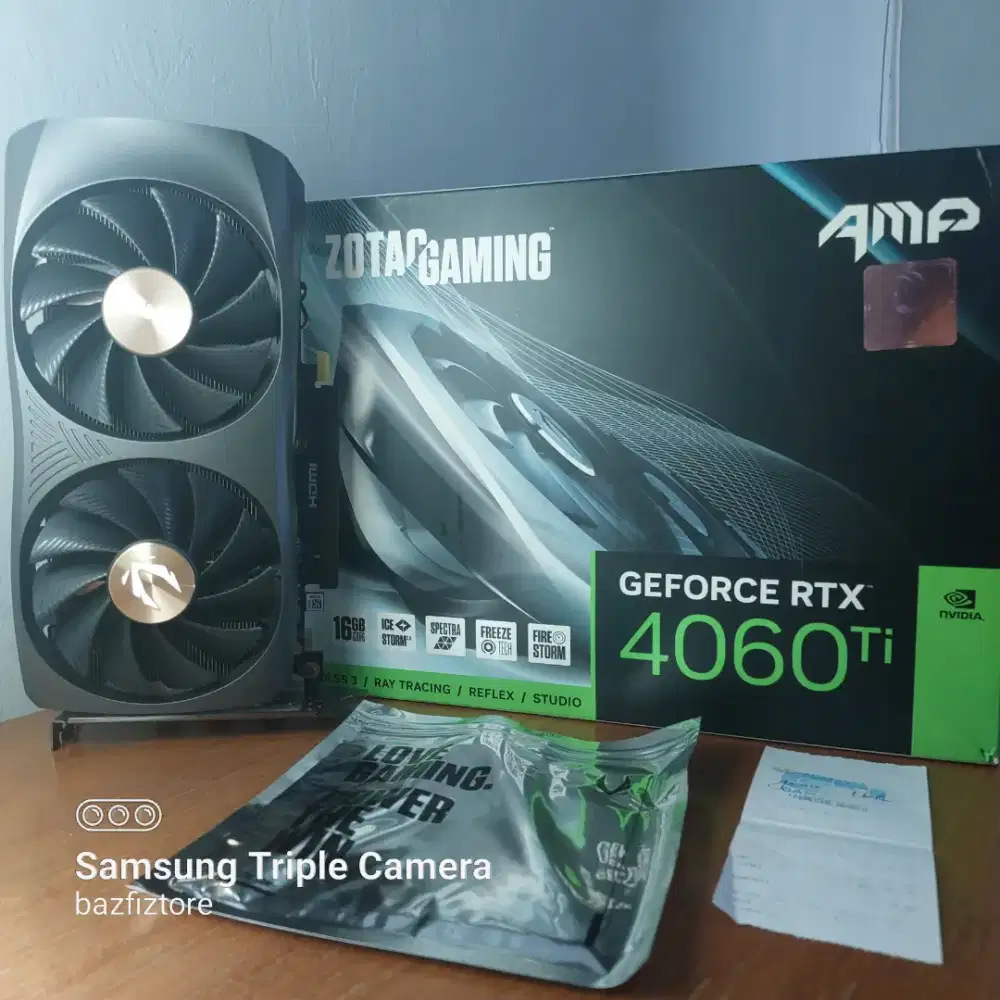 Zotac Nvidia RTX 4060 Ti AMP 16GB Garansi Agres Feb 2028