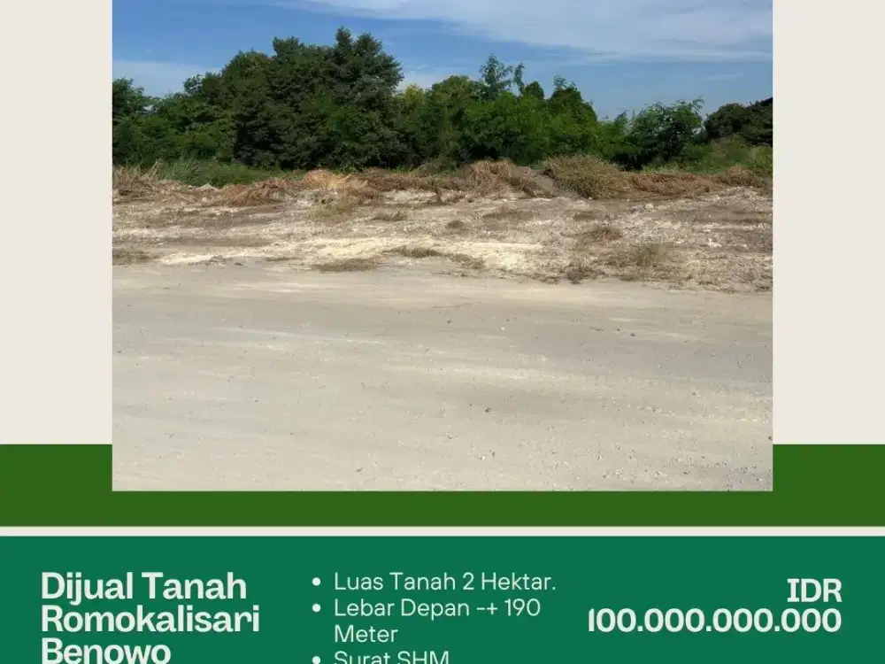 DIJUAL TANAH ROMOKALISARI BENOWO SURABAYA