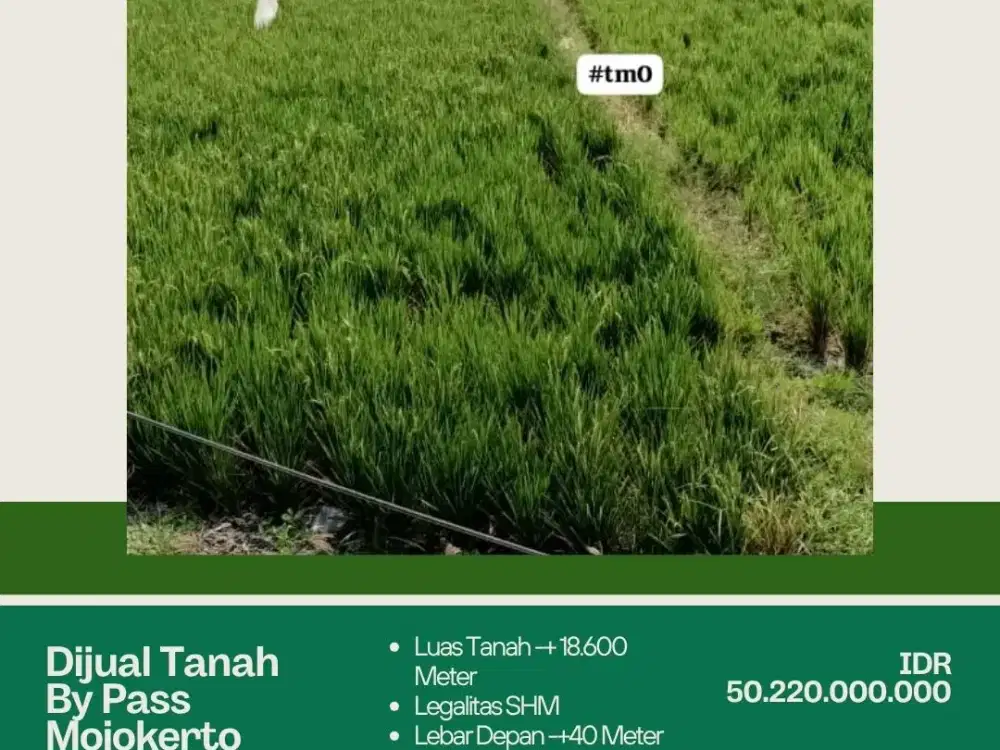 DIJUAL TANAH BY PASS MOJOKERTO