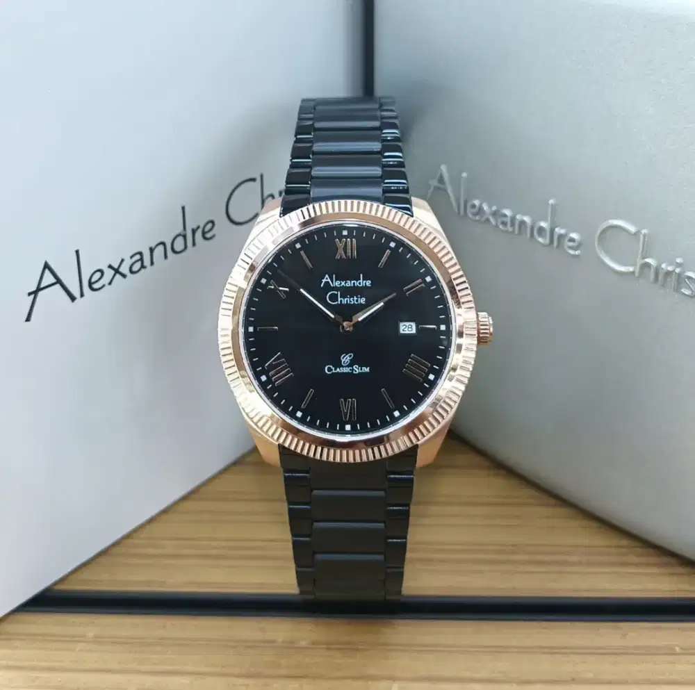 Jam tangan pria Alexandre Christie original ac8712