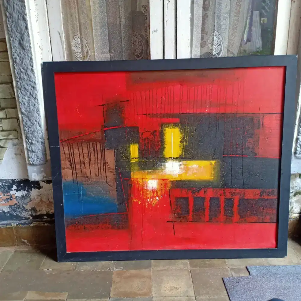 Lukisan Abstrak Modern Msh Bagus