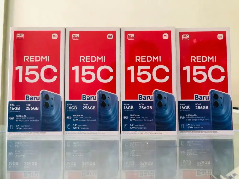 Redmi 15C 8/256 New Murah Garansi Resmi