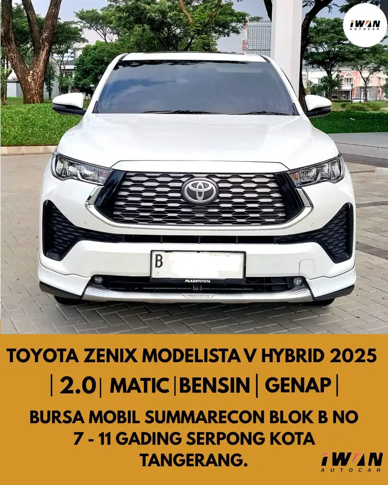 TOYOTA INNOVA ZENIX V HYBRID MODELISTA 2.0 AT