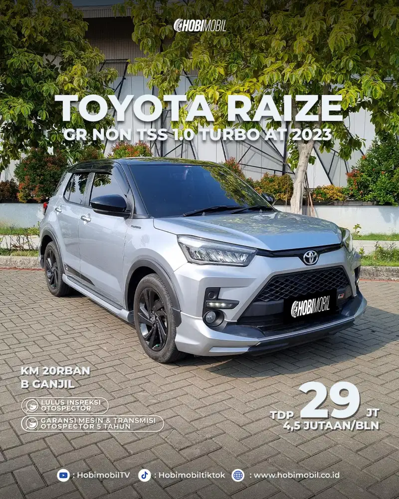 Raize GR Non TSS 1.0 Turbo AT Thn 2023