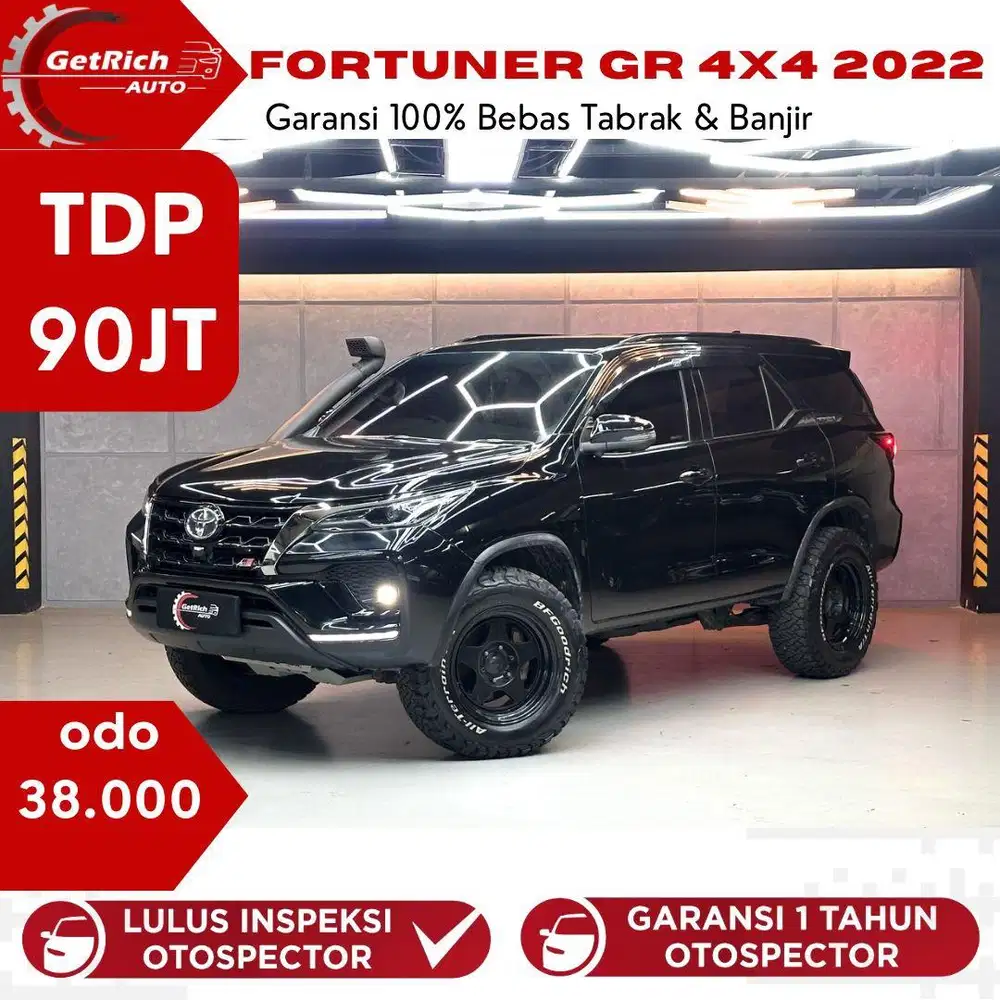 Hitam low km!!! Toyota fortuner vrz gr sport 4x4 at 2022