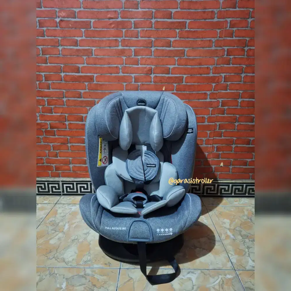 CAR seat Baby Does Full Rotate Fullset Mulus