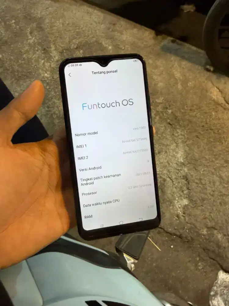 Vivo Y17 4/128 jual cepat