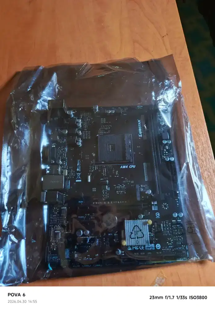 Jual motherboard am4 biostar nego tipis