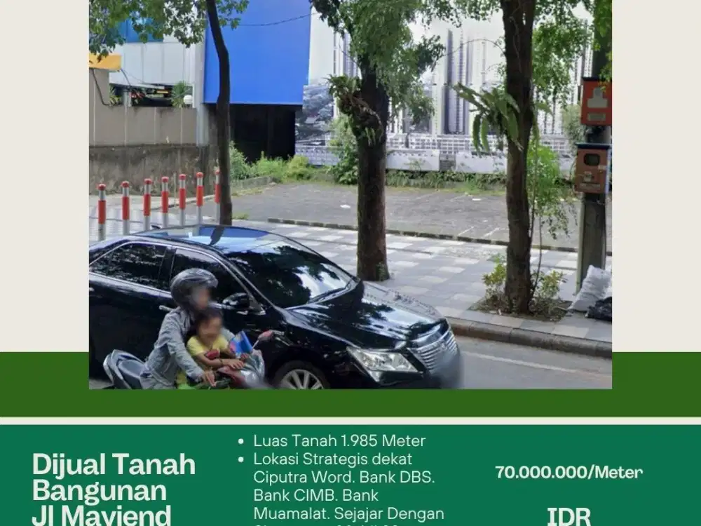 DIJUAL TANAH KOMERSIL MAYJEND SUNGKONO SURABAYA JAWA TIMUR