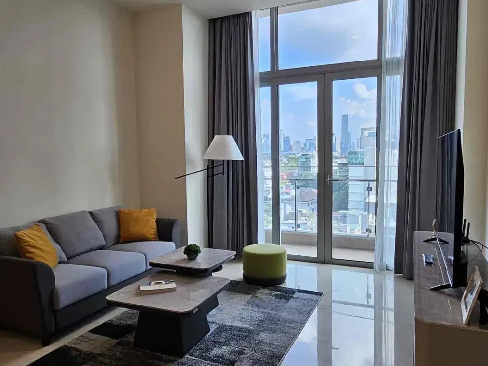 Disewakan Apartemen The Stature Residence tipe 2 bedroom premier full furnish bagus siap huni di kebon sirih jakarta pusat