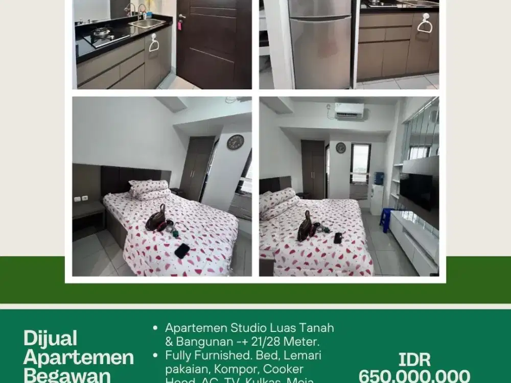 DIJUAL/SEWA APARTEMEN BEGAWAN MALANG JAWA TIMUR