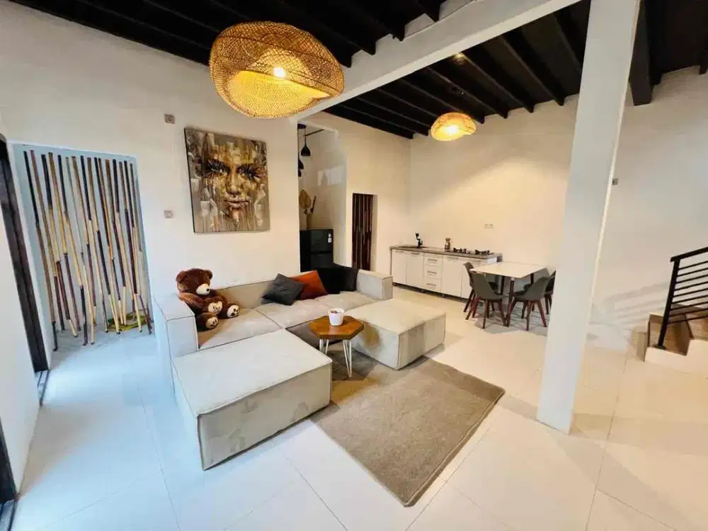 Semi-Villa Full Furnish dengan 2 Lantai lingkungan nyaman