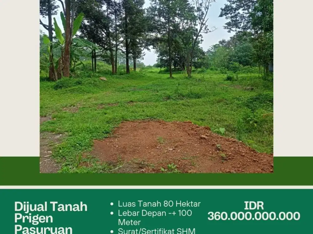 DIJUAL TANAH PRIGEN PASURUAN  (PAGAR KELILING)JAWA TIMUR