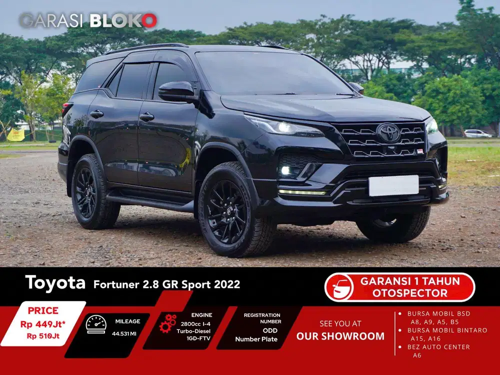 Toyota Fortuner 2.8  GR Sport 1GD Turbo Diesel 2022