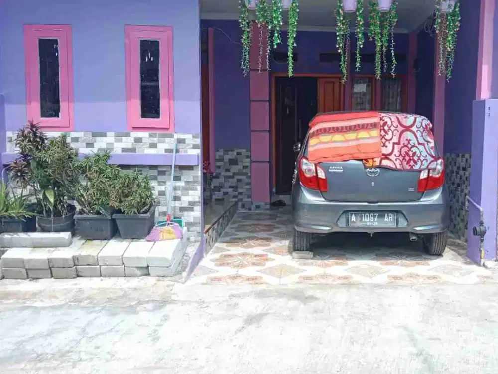 jual rumah murah 2 lantai lunas deket pintu tol serang Timur