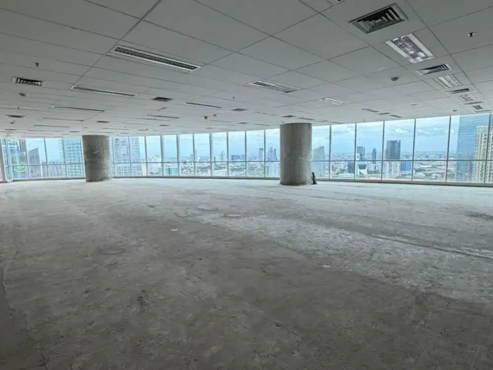 Sewa Kantor Axa Tower, Murah, Luasan Dari 200 Sampai 2000 Sqm Lokasi di Kuningan City Jakarta