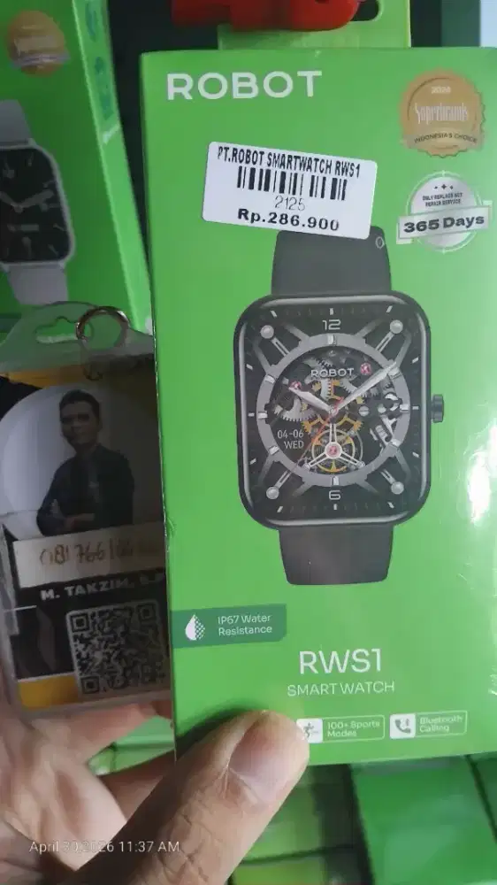 PT.ROBOT SMARTWATCH RWS1 ATLANTIS DAHSYAT