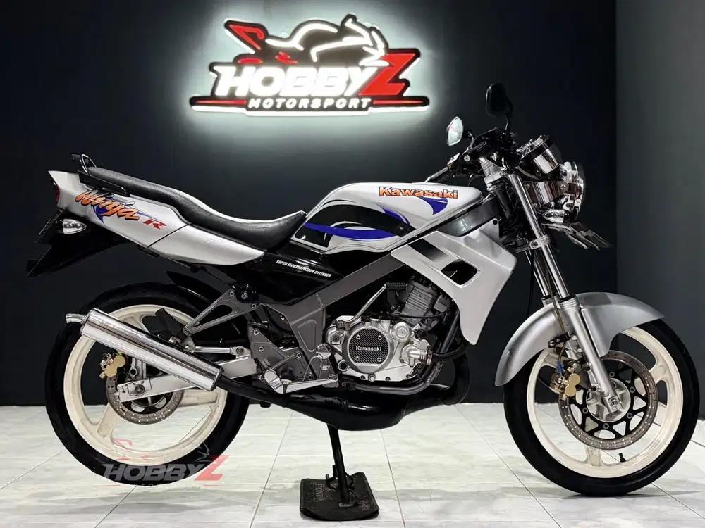 Ninja 150R/ninja 150j-R asli silver 2002 full original istimewa mantap