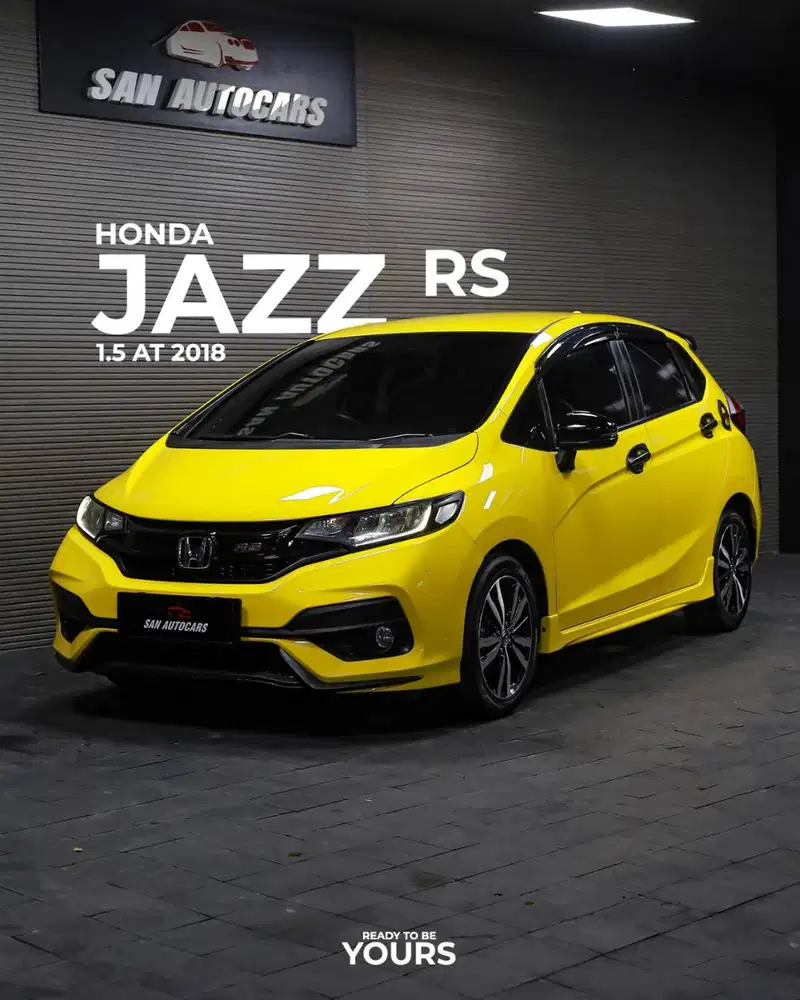 ( DP 45JT ) JAZZ RS AT 2018 KUNING METALIK
