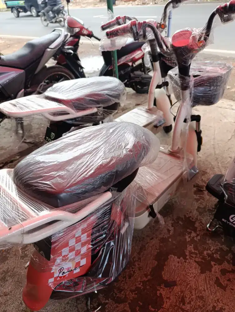 Sepeda listrik jok nyatu ada kerangjang murah