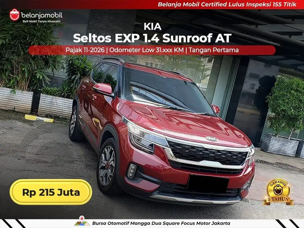 [ LOW KM 31RB ] Kia Seltos EXP EX+ 1.4 Sunroof AT 2021/2022