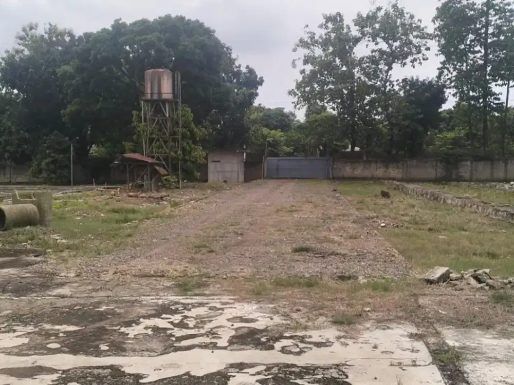 JUAL TANAH INDUSTRI / GUDANG BONUS GUDANG + GEDUNG MESS 3 LANTAI UTK KARYAWAN, Jl Raya Serpong - Parung