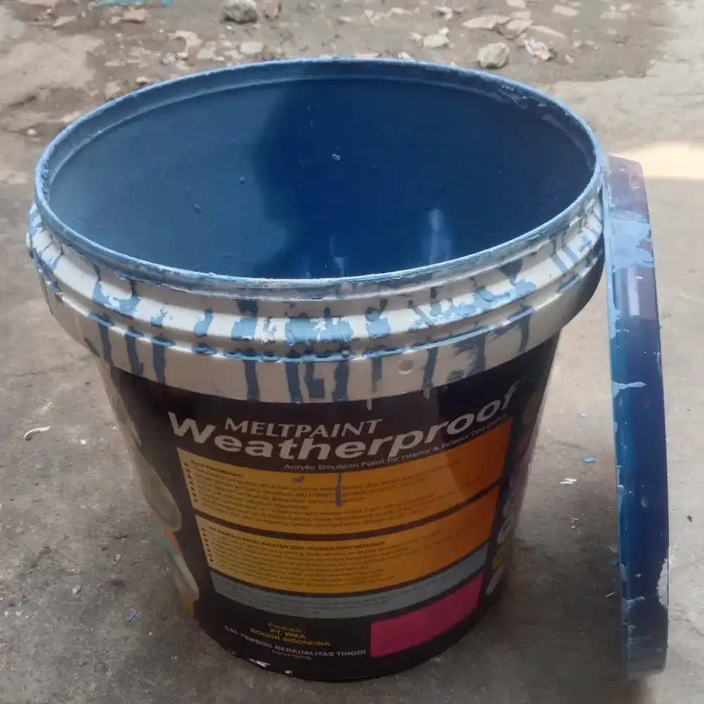 Di jual Cat Merek MELTPAINT Weatherproof udah di Campur Air