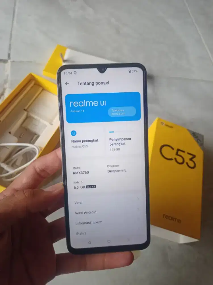 Realme c53 bagus dan segel