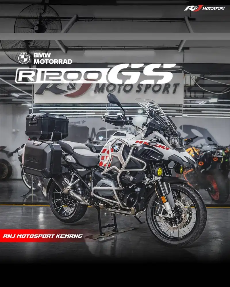 BMW GS K51 Putih Tahun 2017 Odo 19.000 an Pajak 11.2026 Knalpot Akrapo
