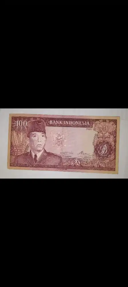 Uang kertas kuno soekarno