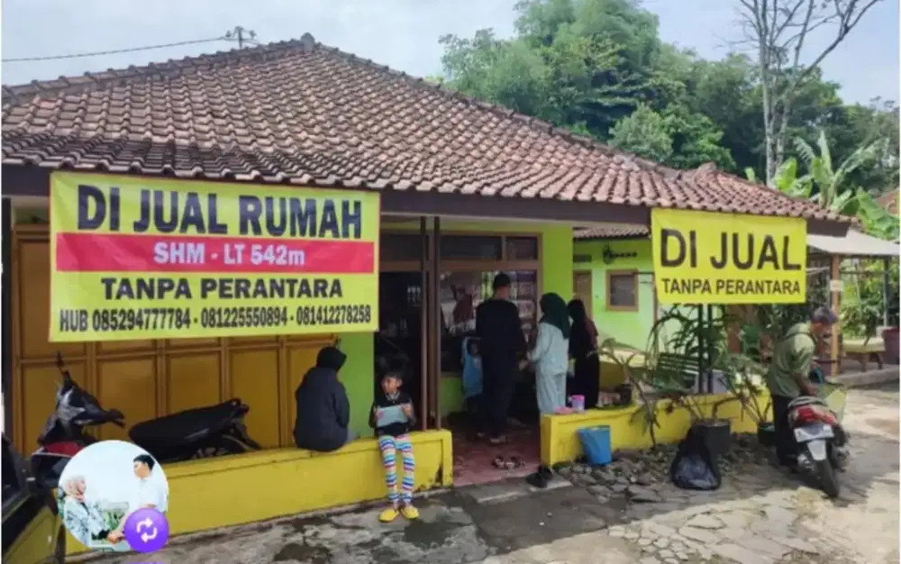 DIJUAL TANAH DAN BANGUNAN SHM