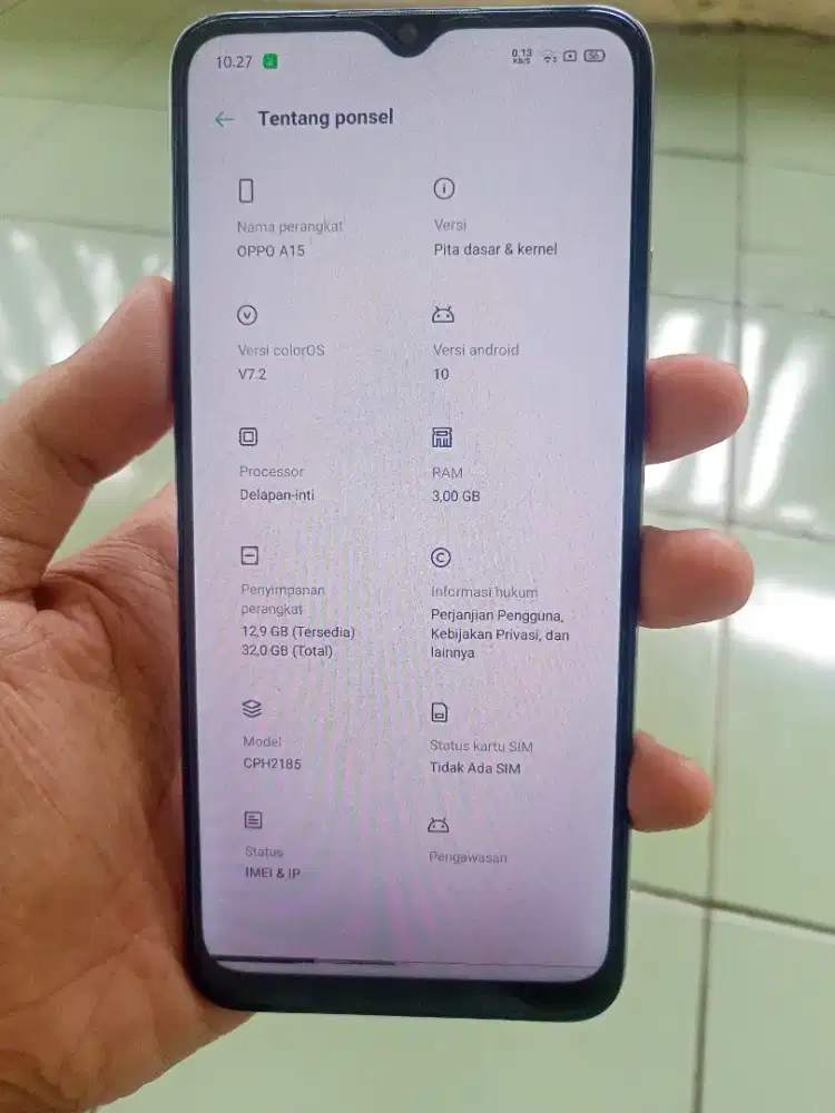 Oppo a15 ram 3/32 layak pakai net